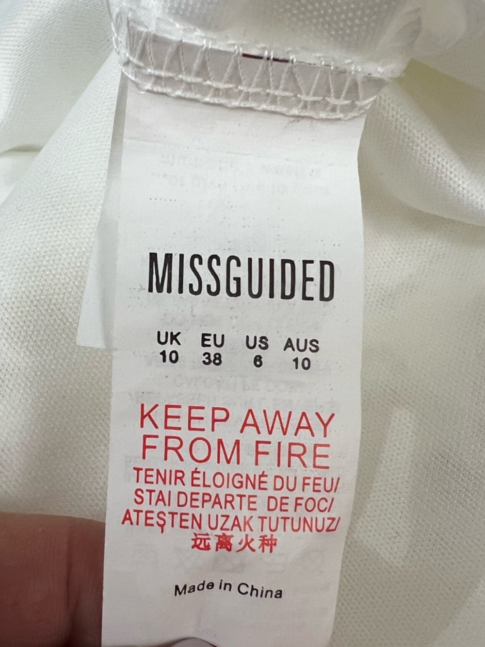 Missguided Lace Tiered Mini Dress – Size 6 - Picture 10 of 11